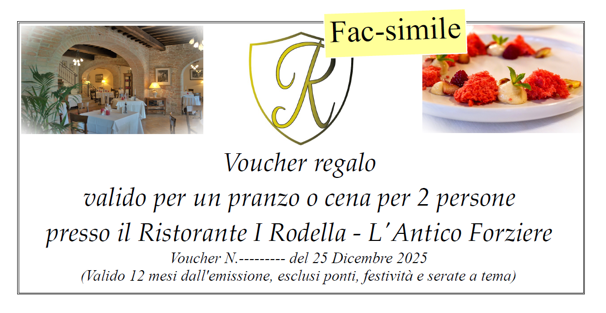 Voucher Generico Voucher regalo in Umbria | Antico Forziere Country House Perugia e Deruta
